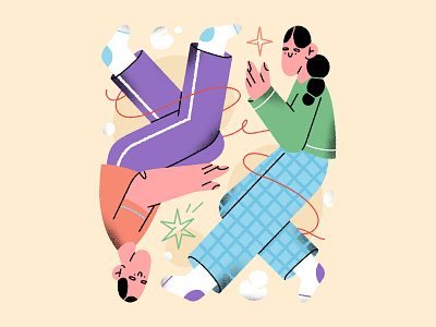 two of us 💕 abstract boy character character design couple girl illustration people