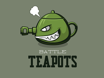 Battle Teapots logo sport teapot