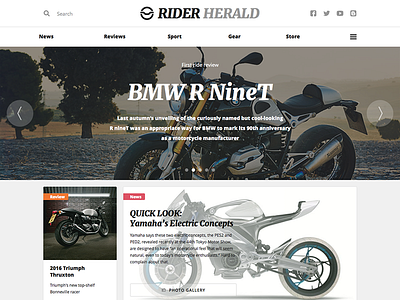 Rider blog magazine rider ui
