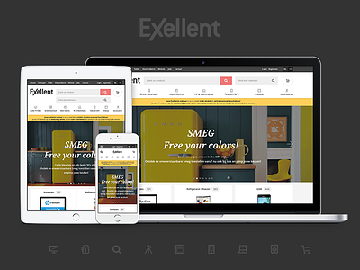 Exellent exellent icons online shop site website