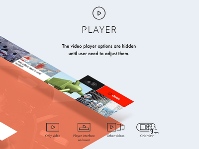 Player ideas for CNN redesign cnn concept icon icons isometric player redesign typography