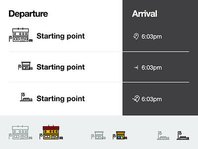 Icon test arrival color departure icon icons pin railway station test