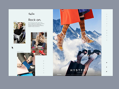 Happy Socks Website Concept clean design desktop divante ecommerce fresh happy hover instagram layout lifestyle media mobile mordern motion scroll social socks ui ux