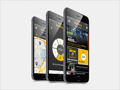 Chevrolet - MyChevy app app chevrolet design freebie iu mock photo product design prototype sketch stock ux web