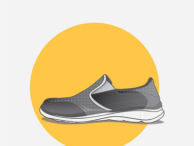 Skechers GOWalk2 adobe bēhance design digital drawing dribbble illustration illustrator shoe shot skechers