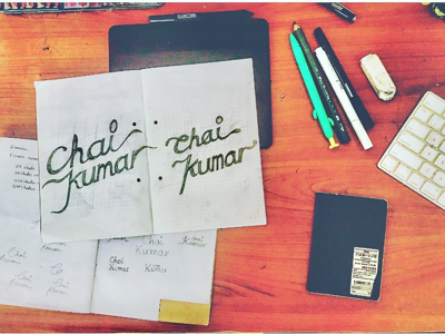 Chai Kumar art branding design branding inspiration branding logo design lettering daily logo design process typography typography porn welovebranding