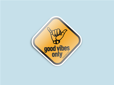 good vibes only goodvibes hand language sign warning