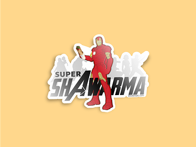 Super Shawarma arab avengers food hero saudi shawarma super
