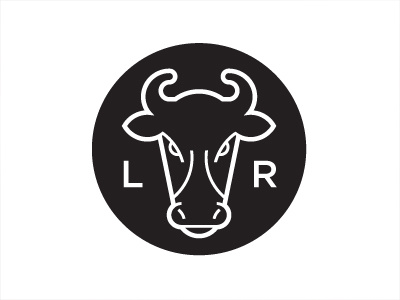 Leather Repair bull cow leather logo mark moo repair