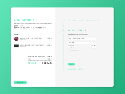 DailyUI:#002 - Credit Card Checkout