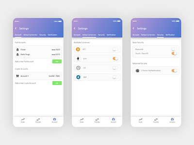 DailyUI:#007 - Settings app dailyui design flat mobile ui ux ux ui ux design