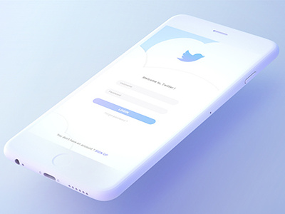 Twitter Login Redesign design hello hello dribbble login redesign twitter ui ux design webdesign