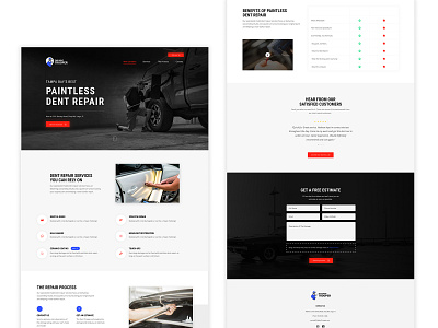 The Dent Trooper Website Design