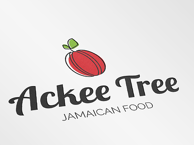 Ackee Tree logo fonts food jamaican logo restaurant logo