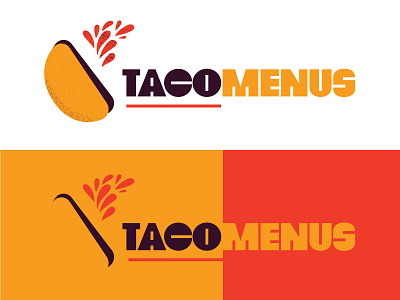 Taco Menus branding design logo taco