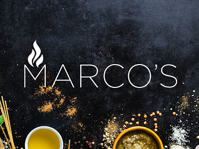 Sonrisa Facebook Ad Marco Logo Design brand design branding food logo design restaurant logo