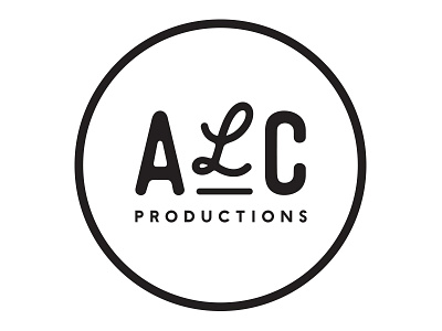 Video Production Logo Design - ALC Productions brand identity circle logo design logo design production logo video production
