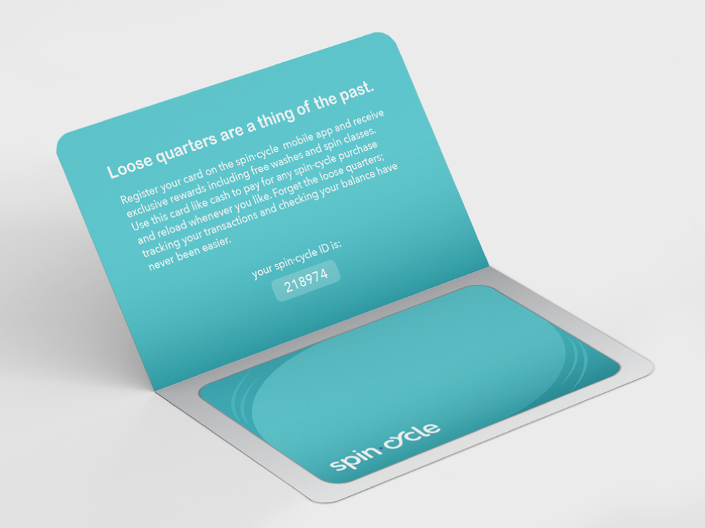 Spin Cycle Membership Card by Stefanie McCloskey on Dribbble