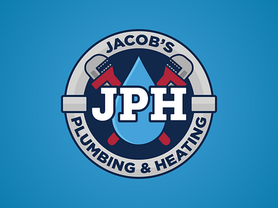 Jacob's Plumbing & Heating branding logo logo design plumber