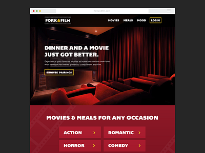 Fork & Film Homepage