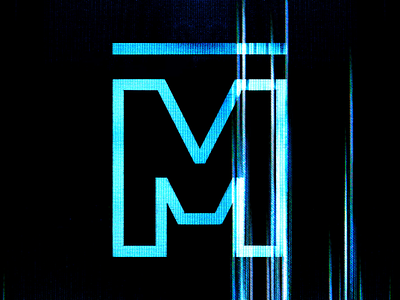 M—HACKED 36 days of type glitch hacked m typography