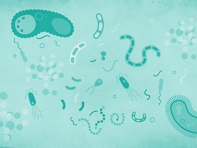 Microbiology disease illustration microbiology vector