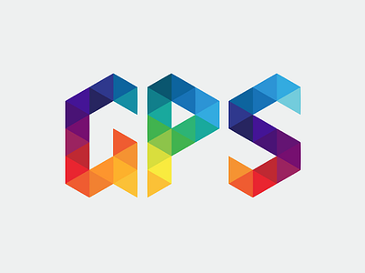 GPS Logo v2 logo rainbow wip wordmark