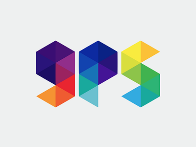 GPS Logo v3 logo rainbow wip wordmark