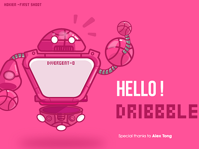 Hello Dribbble ! illustration interaction uiux
