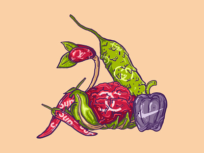 Hypebeast Vegetables Art