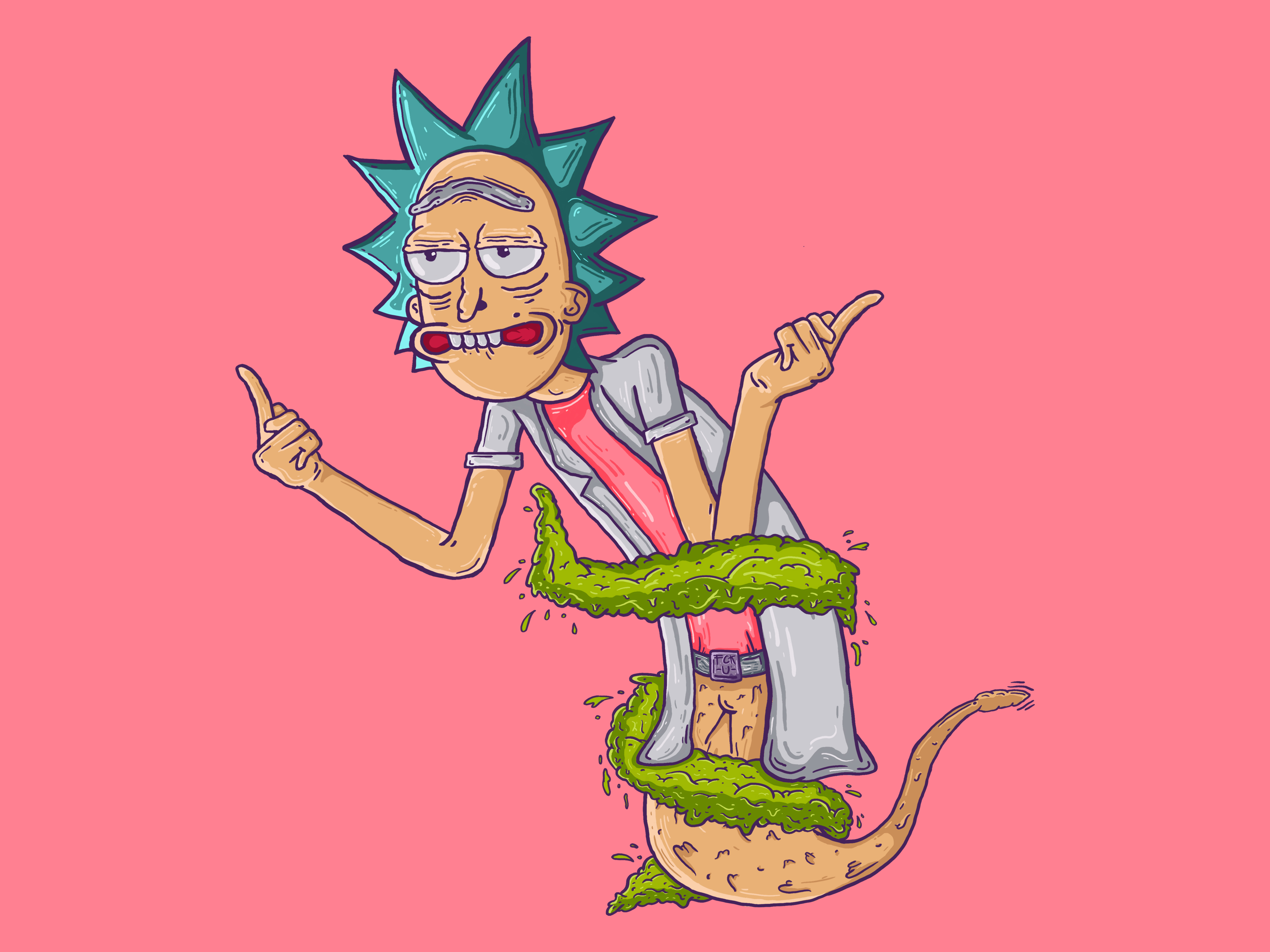 Rick and Morty morphing by Côme Héral on Dribbble