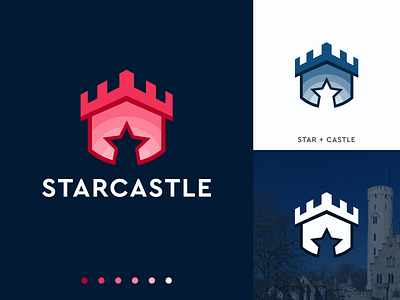 StarCastle Logo Concept ( Star + Castle Icon ). brand identity branding castle logo castle star logo logo logo design logo designer logo inspiration minimalist logo modern logo star logo starcasle logo starcastle