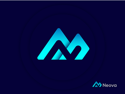 Neova Logo - Negative Space Logo