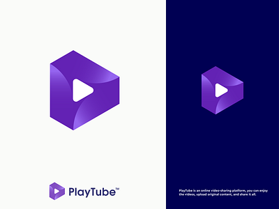 PlayTube Logo Design.