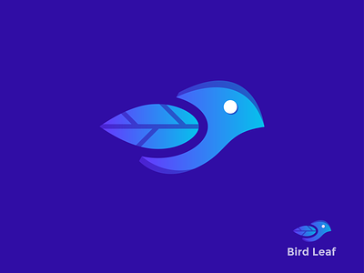 Bird Leaf Logo Design