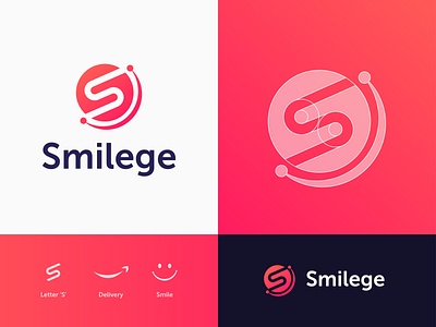 Smilege Logo Design
