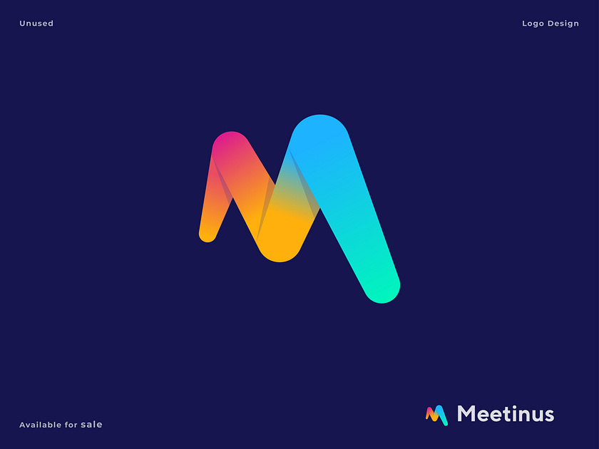 Letter 'M' Colorful Gradient Logo by Sanaullah Ujjal on Dribbble