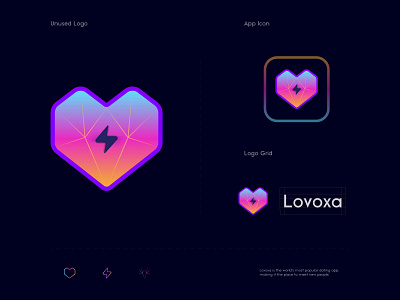 Lovoxa Logo Design ❤️