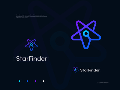 StarFinder Logo Design ( Star + Finder )