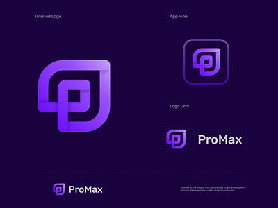 ProMax Logo Design by Sanaullah Ujjal on Dribbble