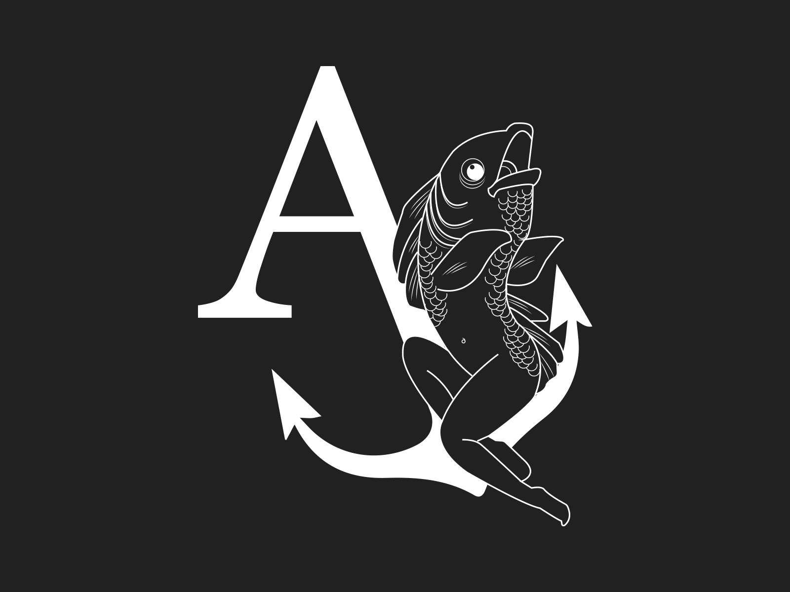 Anchor Logo with Mermaid by Southclaw on Dribbble