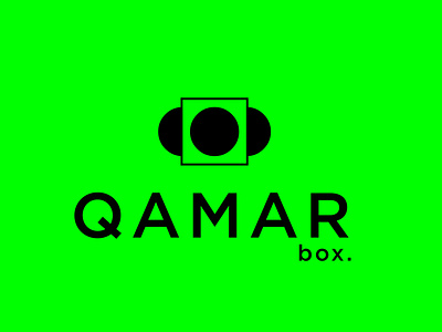 Qamar Box - Gifting Box Logo agency brand branding communication design icon typography vector
