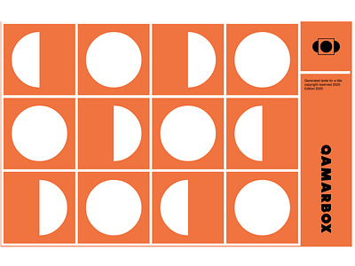 Qamar Box patterns agency brand branding communication design logo vector