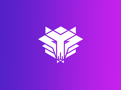 Flair - Cryptocurrency platform logo brand cryptocurrency design logo self wolf