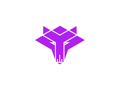 Flair V2 brand cryptocurrency design logo self wolf