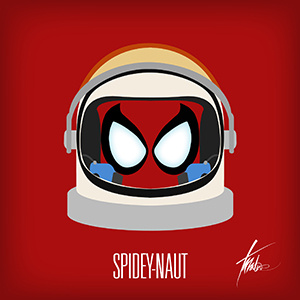 Spidey-Naut comic books marvel nerd space spiderman