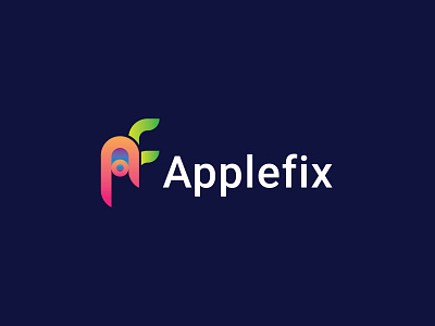 Applefix branding graphic design logo ui