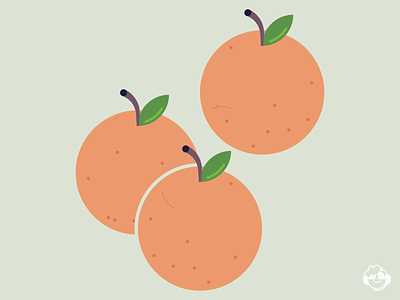 oranges abstract branding design flat icon iconographic illustration logo ui vector