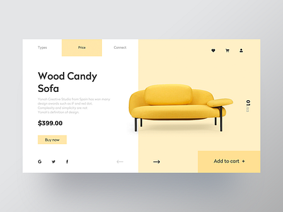 wood candy sofa web page