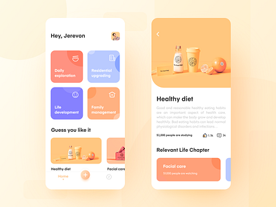 Healthy life 01 app design icon ui ux vector 图标 应用 插图 设计
